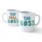 The boss, and the real boss - mug set